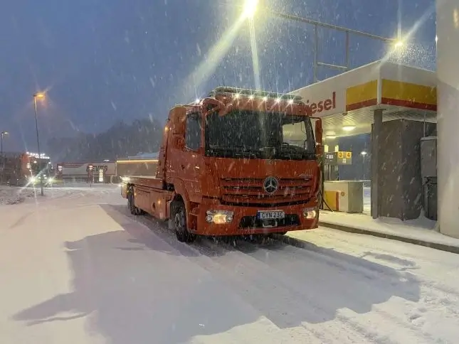 Bärgarna Värmland utför bärgning vid vinterväglag